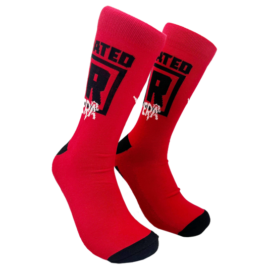 Cope Rated R Era Superkicks x AEW Socks Socks PW Catalog
