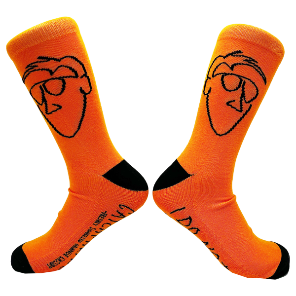 Orange Cassidy One Line Superkicks x AEW Socks Socks PW Catalog