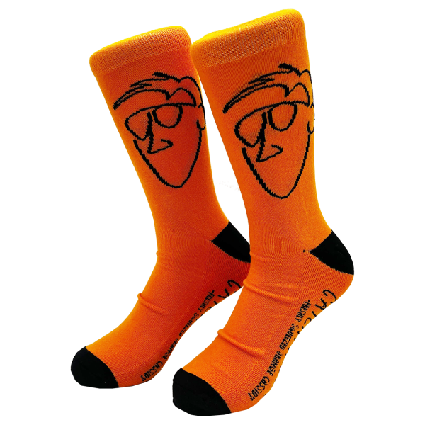 Orange Cassidy One Line Superkicks x AEW Socks Socks PW Catalog