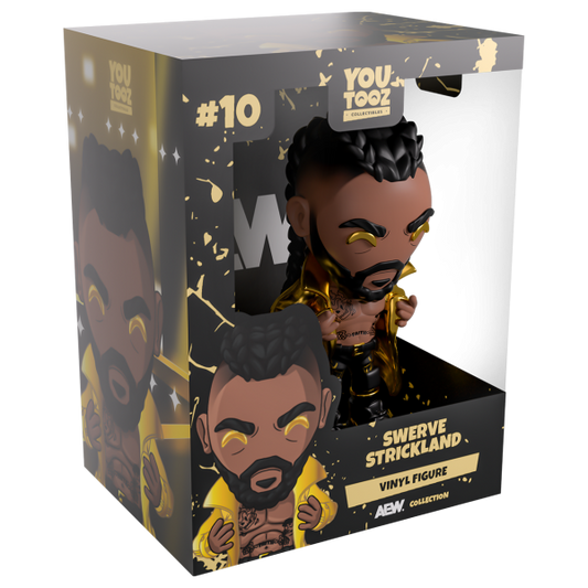 Swerve Strickland ShopAEW Exclusive Gold YouTooz AEW Vinyl Figure PW Catalog