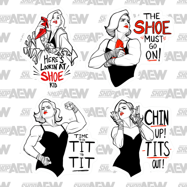 Toni Storm Laptop Sticker 4-Pack Sticker PW Catalog