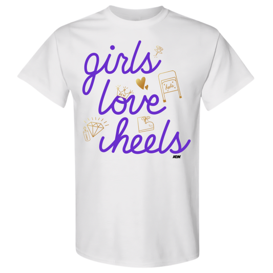AEW Heels Girls Love Heels T-Shirt T-Shirt PW Catalog