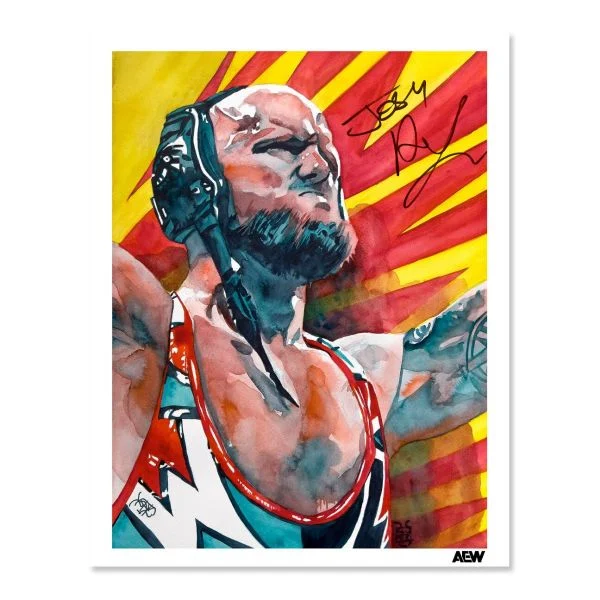 Josh Alexander Autographed 11" x 14" Rob Schamberger Art Print art prints PW Catalog