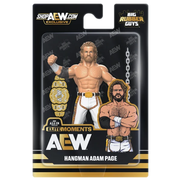 AEW Major Big Rubber Guys Hangman Adam Page Series 1