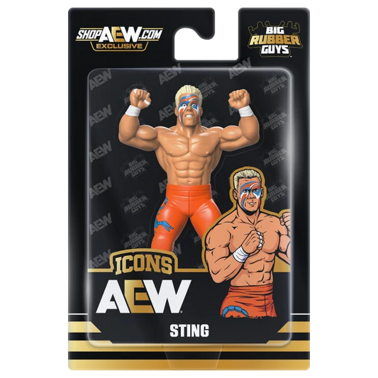 AEW Major Big Rubber Guys Sting Series 1 Icons