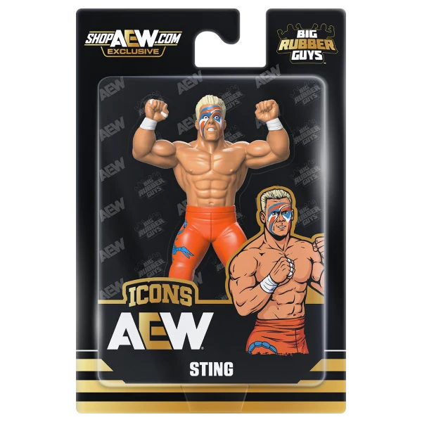 AEW Major Big Rubber Guys Sting Series 1 Icons