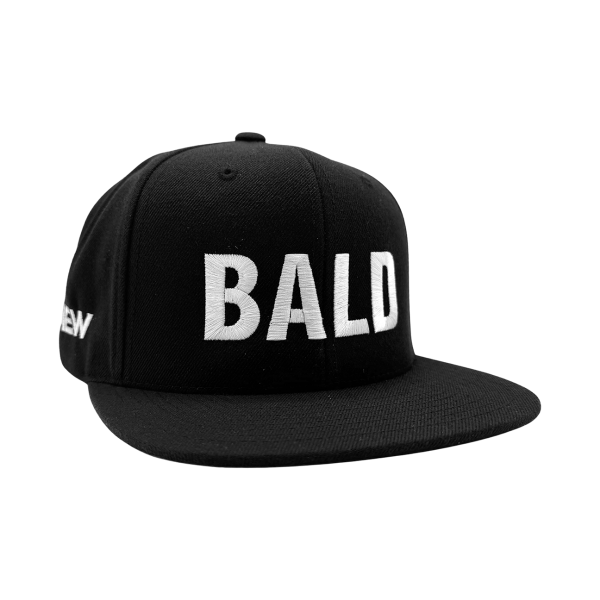 Ricochet BALD Premium Embroidered Flatbill Snapback Hat PW Catalog