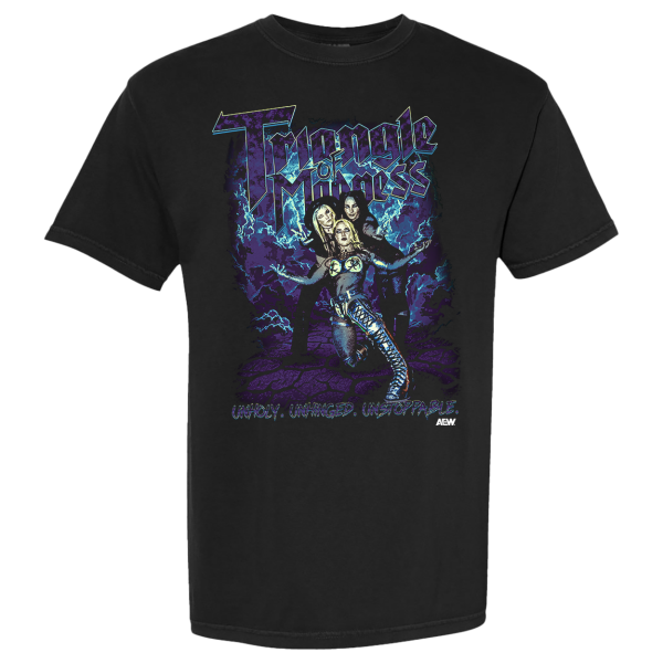 Triangle of Madness Unholy, Unhinged, Unstoppable T-Shirt T-Shirt PW Catalog