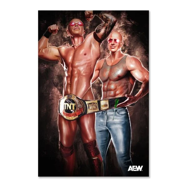 Kyle Fletcher & Don Callis How Bad Do You Want It? 12" x 18" Poster Print PW Catalog