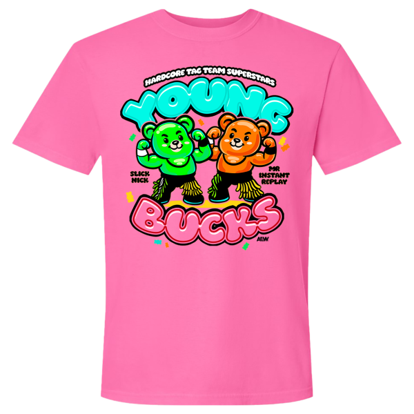 The Young Bucks Gummy Bucks T-Shirt T-Shirt PW Catalog