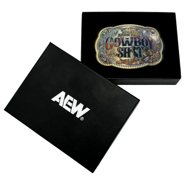 Hangman Adam Page 5"x3" Cowboy Shit Belt Buckle Belt Buckles PW Catalog