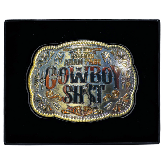 Hangman Adam Page 5"x3" Cowboy Shit Belt Buckle Belt Buckles PW Catalog