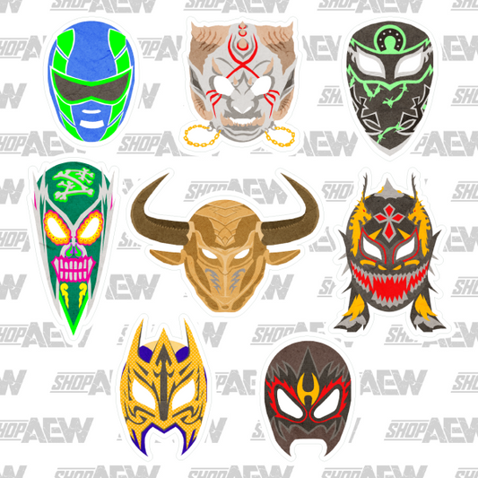 ¡Donde Los Mejores Luchan! Masked Luchador Sticker Pack Sticker PW Catalog