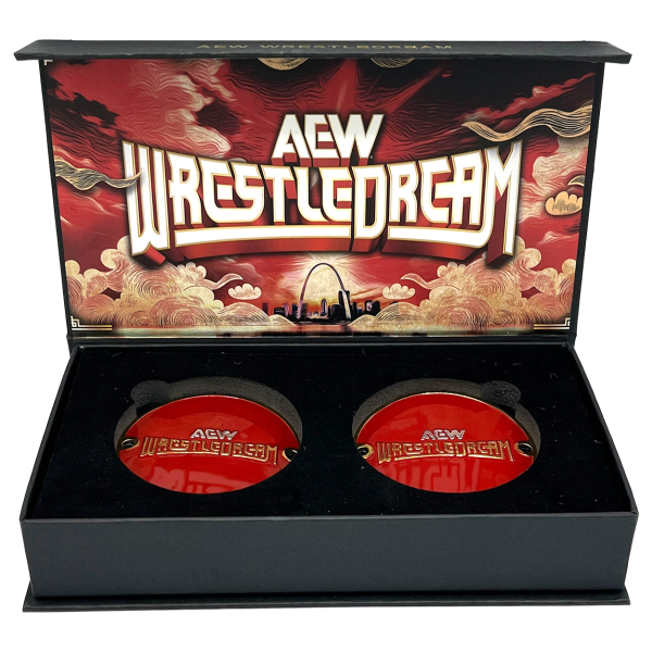 AEW WrestleDream 2025 Commemorative Championship Replica Side Plate Box Set PW Catalog