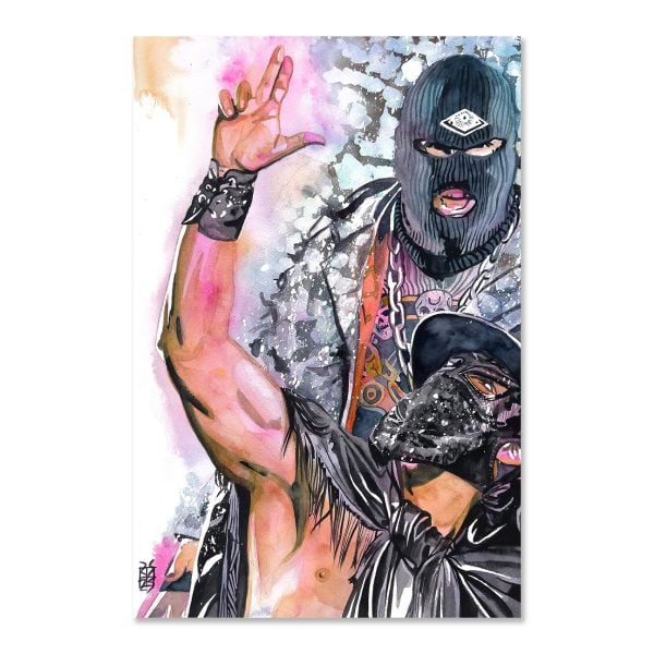 Brodido The Art of Rob Schamberger 24" x 36" Poster Print Poster PW Catalog