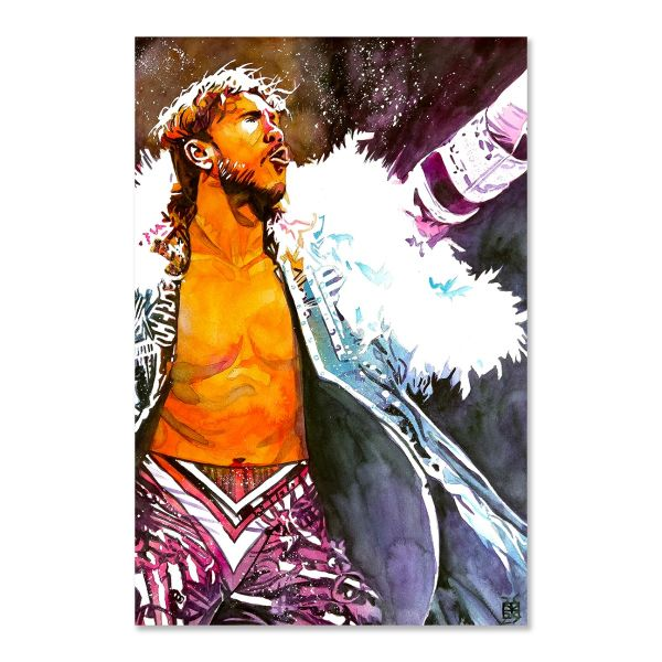 Will Ospreay The Art of Rob Schamberger 24" x 36" Poster Print Poster PW Catalog