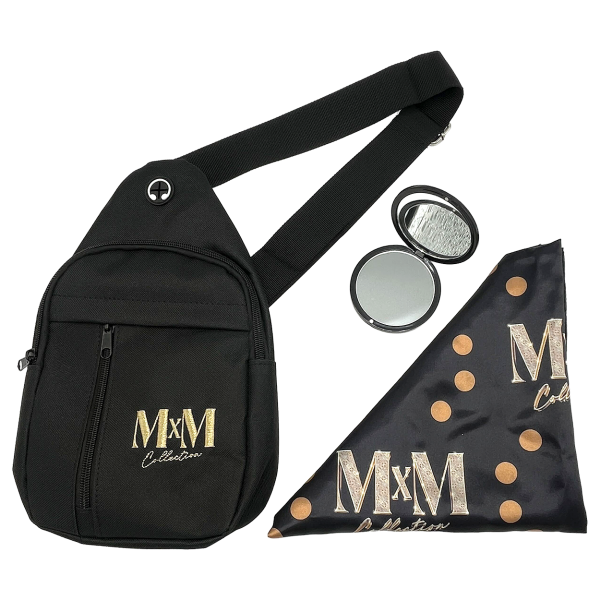 MxM Collection To-Go Bag with Compact Mirror & Scarf Scarf PW Catalog