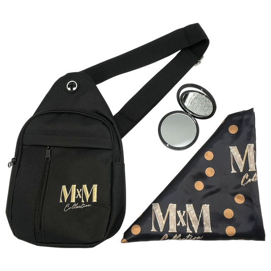 MxM Collection To-Go Bag with Compact Mirror & Scarf Scarf PW Catalog