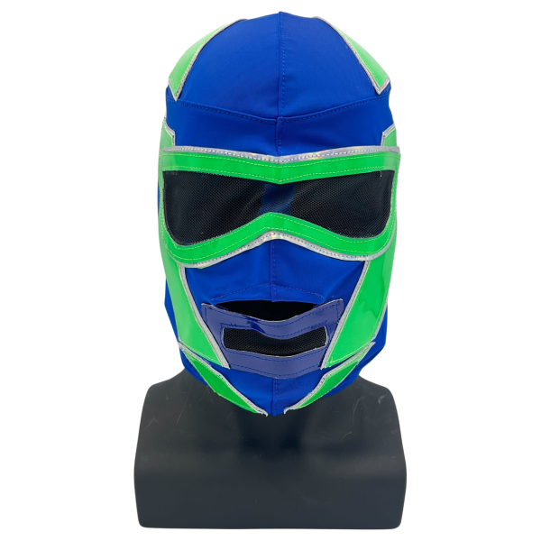 Hologram Luchador Mask Blue and Green masks PW Catalog