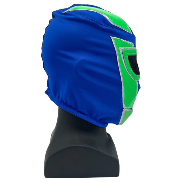 Hologram Luchador Mask Blue and Green masks PW Catalog