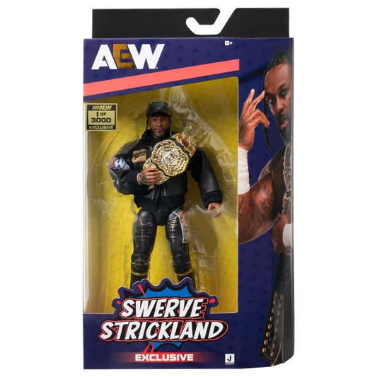 Swerve Strickland ShopAEW Limited Edition Figure Action Figure PW Catalog
