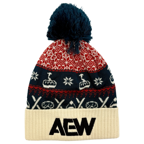 AEW Logo Embroidered Grand Recycled Beanie Chairlift Beanie PW Catalog