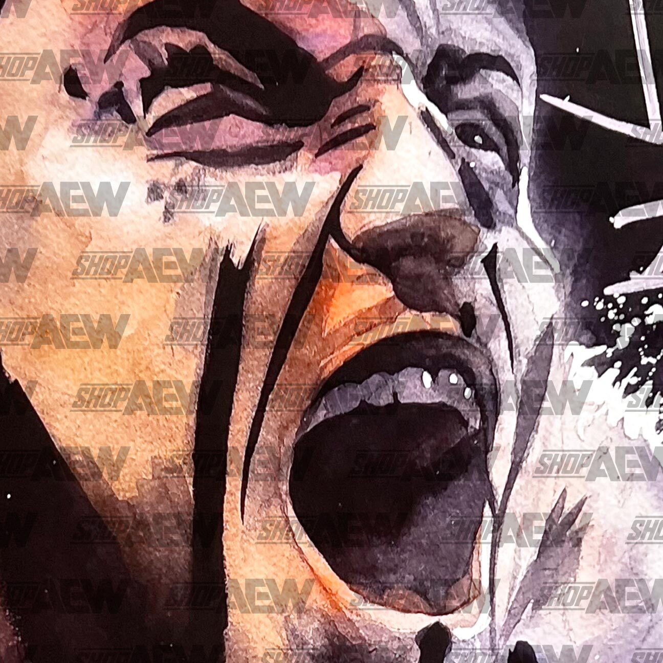 Darby Allin Autographed 11" x 14" Rob Schamberger Art Print art prints PW Catalog