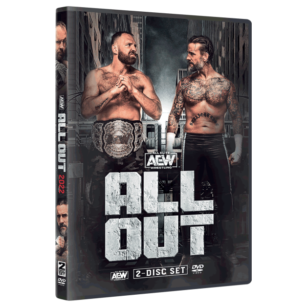 AEW ALL OUT September 4, 2022 DVD 2-Disc Set DVD PW Catalog