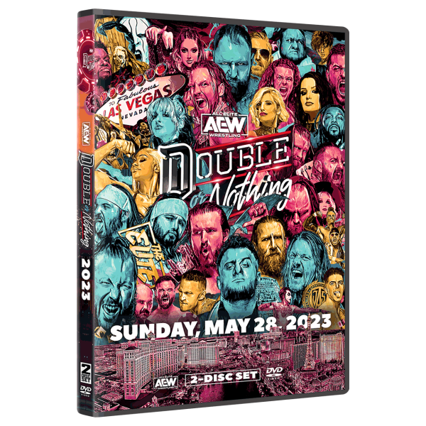 AEW Double or Nothing May 28, 2023 DVD 2-Disc Set DVD PW Catalog