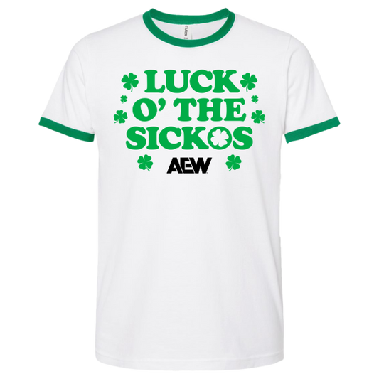 AEW St. Paddy's Day 2026 Ringer T-Shirt T-Shirt PW Catalog