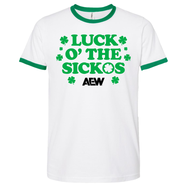AEW St. Paddy's Day 2026 Ringer T-Shirt T-Shirt PW Catalog