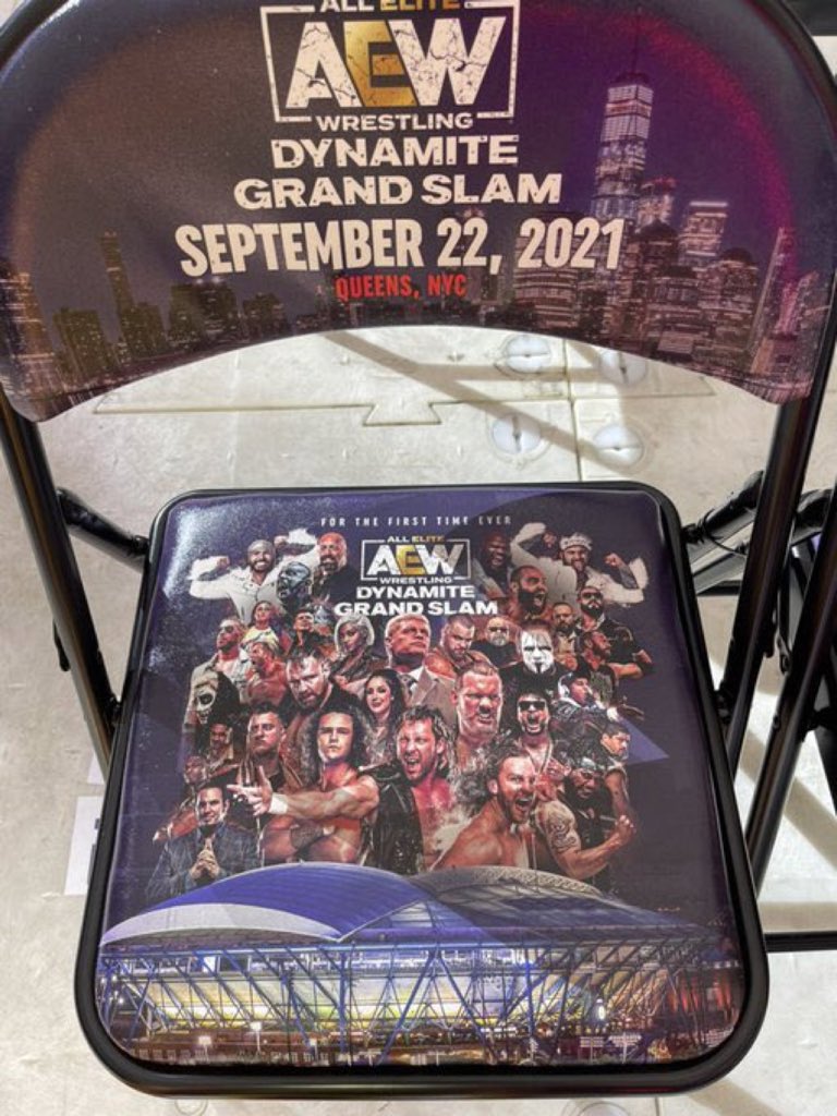 AEW Dynamite Grand Slam 2021 PPV Event Chair