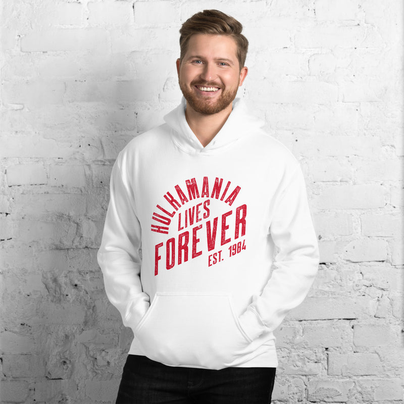 Hulk Hogan "Hulkamania Lives Forever" Hoodie Sweatshirt