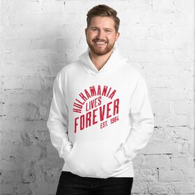 Hulk Hogan "Hulkamania Lives Forever" Hoodie Sweatshirt