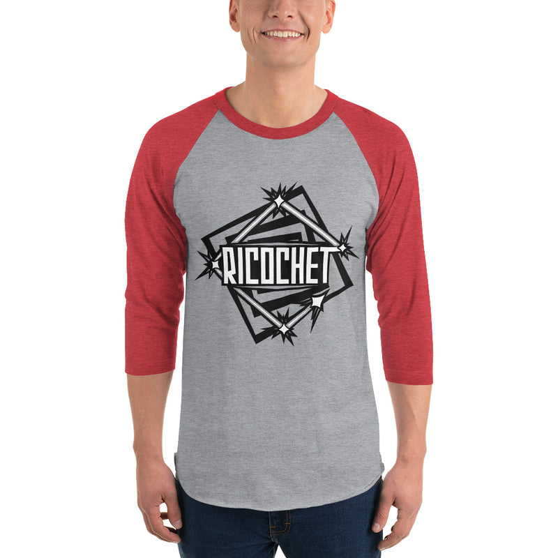 Ricochet "Ricochet" 3/4 Sleeve Raglan Shirt