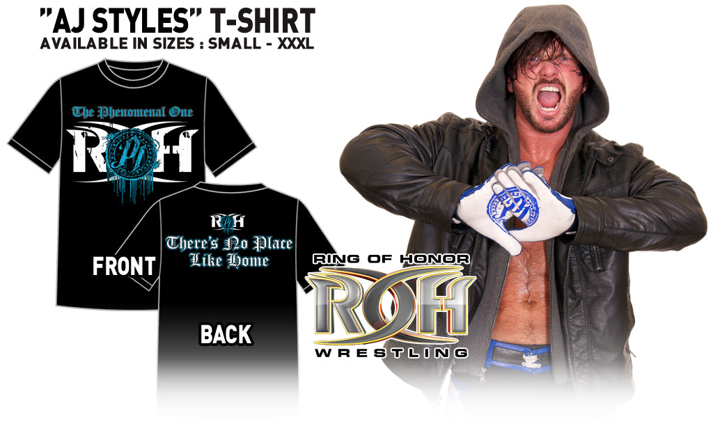 AJ STYLES "THERE'S NO PLACE LIKE HOME" T-SHIRT