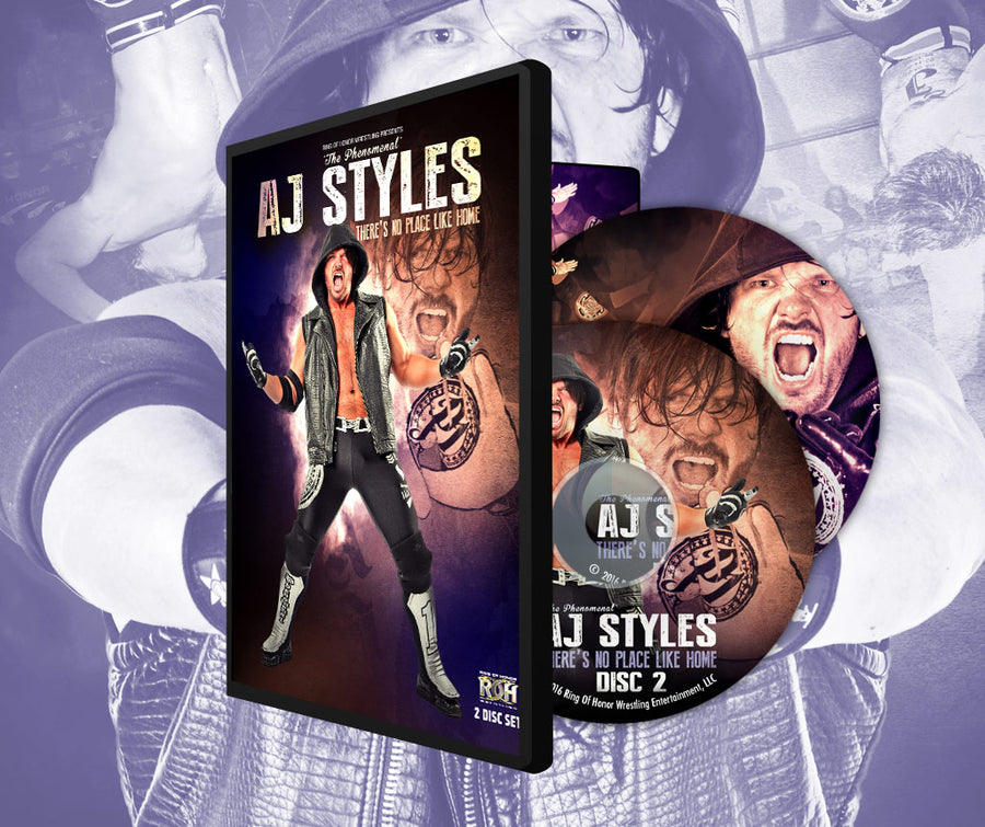 AJ STYLES "There's No Place Like Home" 2 Disc DVD