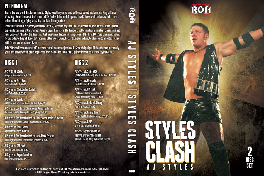 AJ Styles: Styles Clash (2 Disc Set)