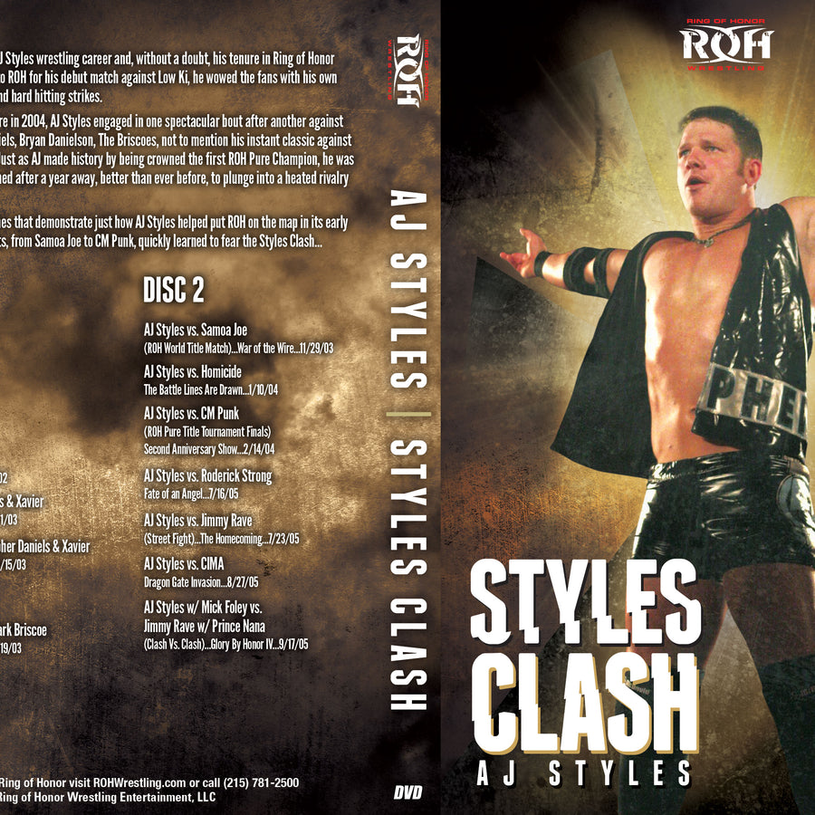 AJ Styles: Styles Clash (2 Disc Set)