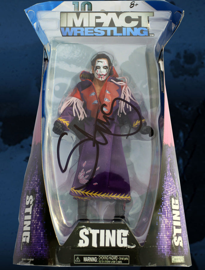 Autographed ShopTNA exclusive Sting Nervous Figure