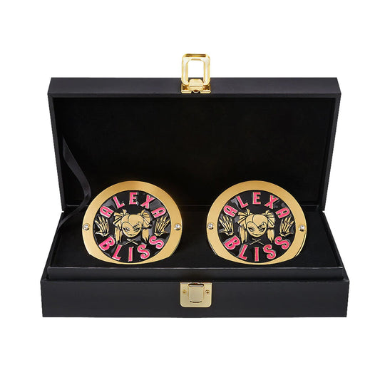 Alexa Bliss Championship Replica Side Plate Box Set Replica Title Belt PWcatalog