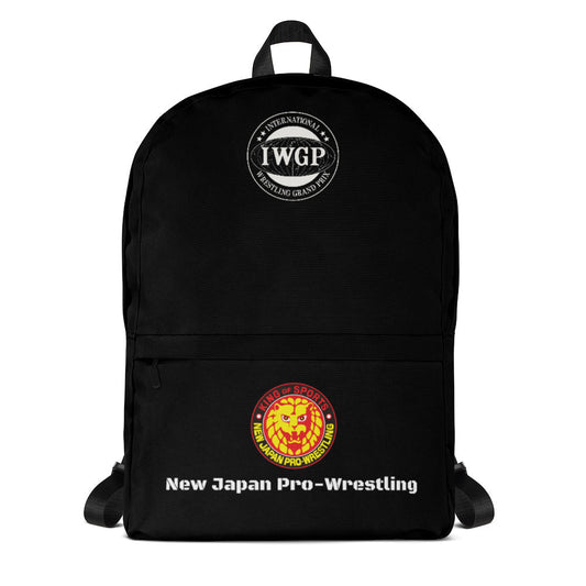 NJPW Backpack (Black) Bags PW Catalog