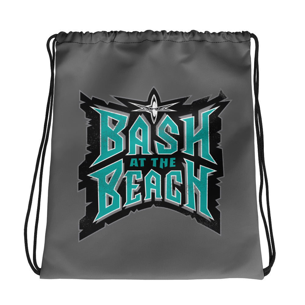 WCW Bash At The Beach Drawstring Bag