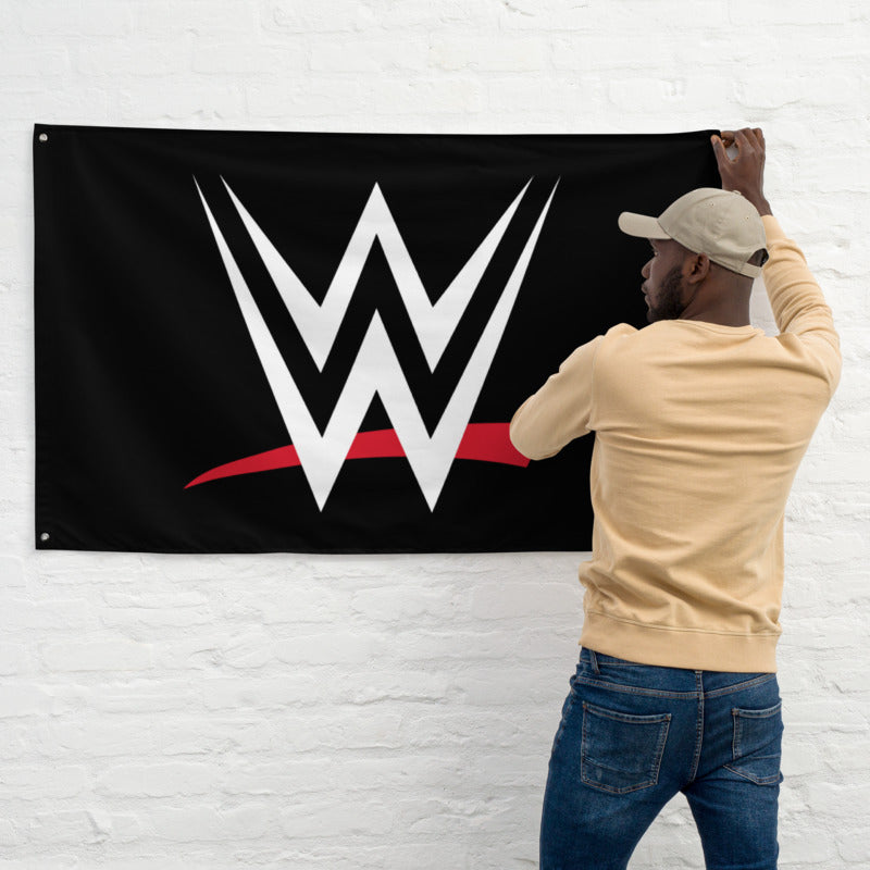 WWE 3x5 Logo Flag