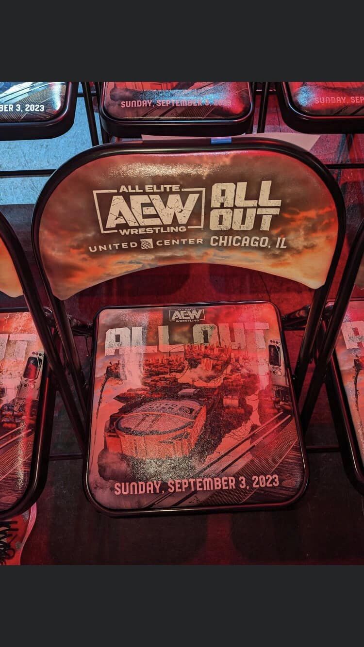 AEW All Out 2023 PPV event chair