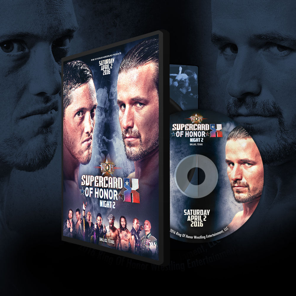 04/02/16 SUPERCARD OF HONOR X DAY #2 - DALLAS, TEXAS (DVD)