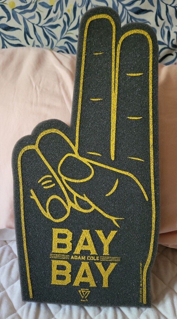 Adam Cole Bay Bay foam fingers