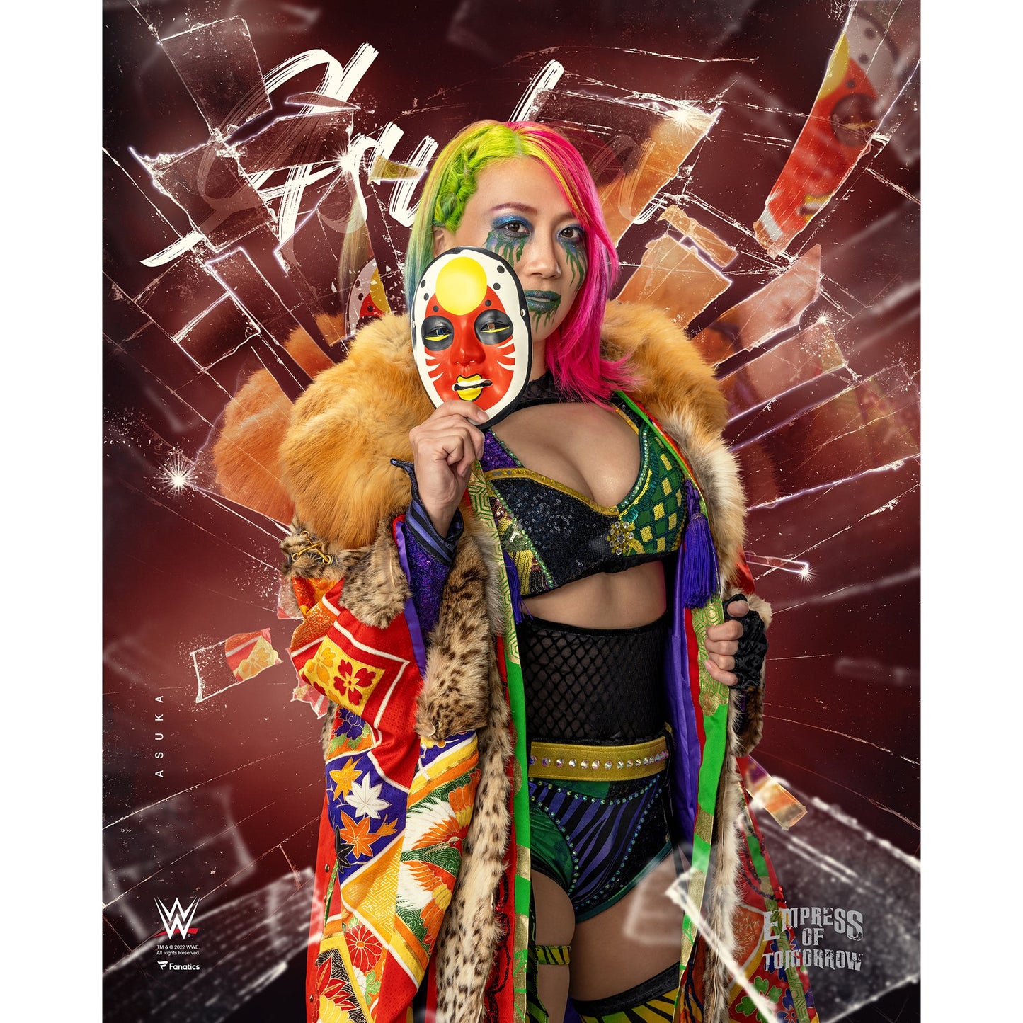 Asuka Unsigned 16" x 20" Shattered Photograph