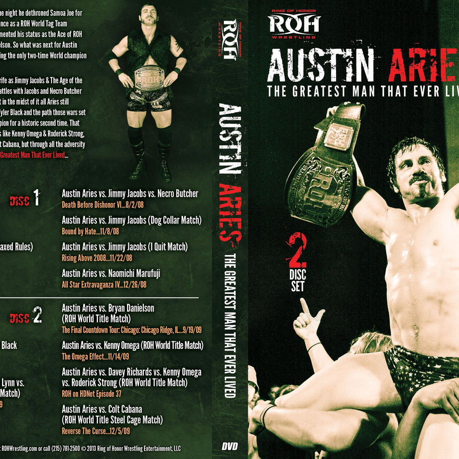 Austin Aries: The Greatest Man That Ever Lived (2 Disc Set)