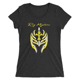 Rey Mysterio "Greatest Mask of All Time" Women's Tri-Blend T-Shirt